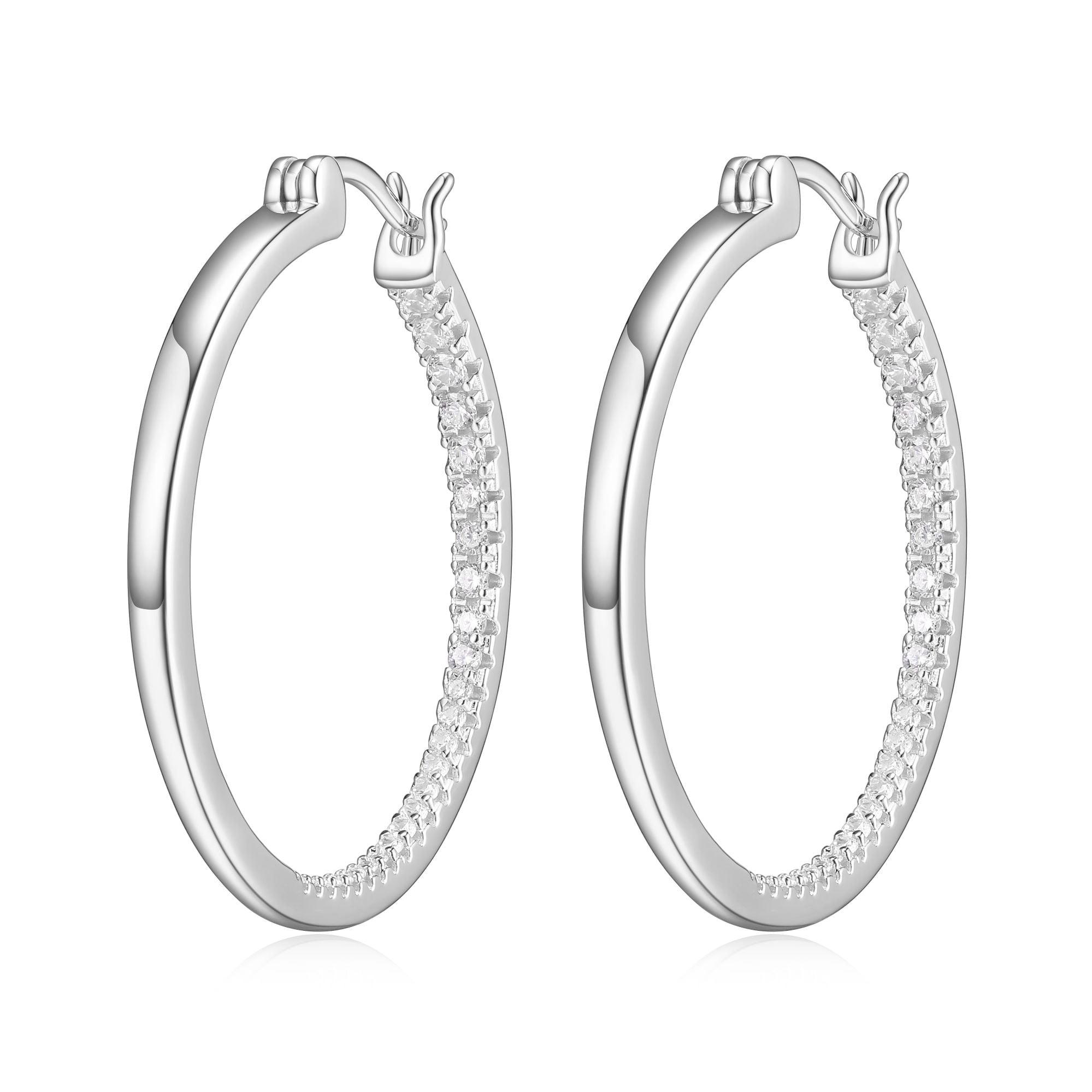 CZ Hoop Earrings