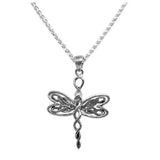 Silver Dragonfly Petite Pendant